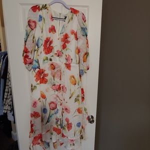 Women's midi floral dress